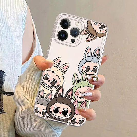 Case for Iphone XR 16 15 14 plus 16E 12 Mini 7 8 13 12 11 Pro MAX Soft Cover Cute Toy Doll