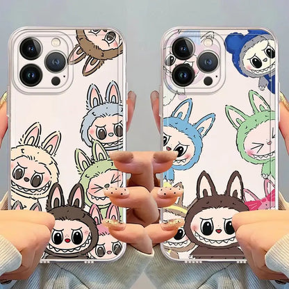 Case for Iphone XR 16 15 14 plus 16E 12 Mini 7 8 13 12 11 Pro MAX Soft Cover Cute Toy Doll